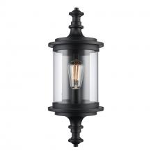 Trans Globe 51700 BK - 1LT EURO MDRN WALL LANTERN S