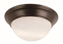 Trans Globe 57703 ROB - 2LT FLUSH-SML-QRTR TURN-WHITE