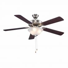Trans Globe F-2000 BN - 3LT FAN-BRUSHED NICKEL-FROSTED
