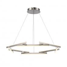 Trans Globe MDN-1566 BN - LED PENDANT 8 RODS 66W-BN