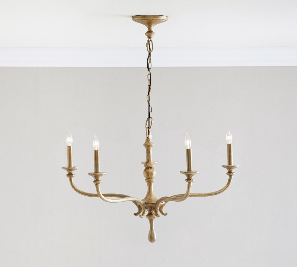 LOCKHART FORGED IRON CHANDELIER
