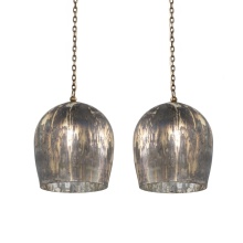 Wolfe Lighting & Accents Items 234956-001 - WOLFE - ANYA PENDANT DISTRESSED MERCURY GLASS SET OF 2