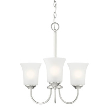 Wolfe Lighting & Accents Items D278M-3CH-BN - BRONSON 18" 3-LIGHT CHANDELIER