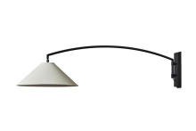 Wolfe Lighting & Accents Items NK-48BLEGLN - SWING ARM SCONCE