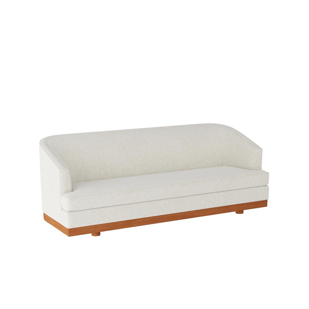 Bishop Sofa Frost Linen White Oyster