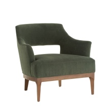 Arteriors Home FRU12 - Laurette Chair Pine Performance Chenille