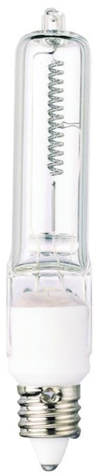 50W T4 Halogen Single-Ended Clear E11 (Mini-Can) Base, 120 Volt, Card