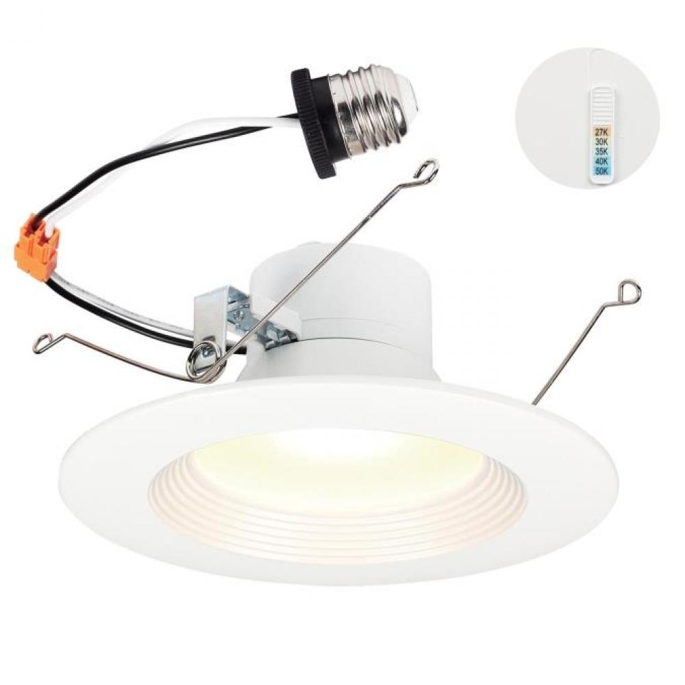 14W Recessed LED Downlight with Color Temperature Selection 5-6 in. Dimmable