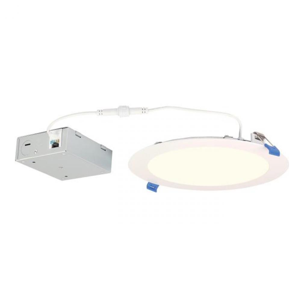 18W Slim Recessed LED Downlight Color Temperature Selection 8 in. Dimmable