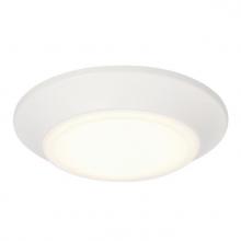 Westinghouse 6133700 - 6 in. 11W Dimmable LED Surface Mount with Color Temperature Selection White Finish