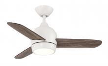 Wind River WR2008MW - The Mini 36” Indoor/Outdoor Tunable White LED Ceiling Fan - Matte White