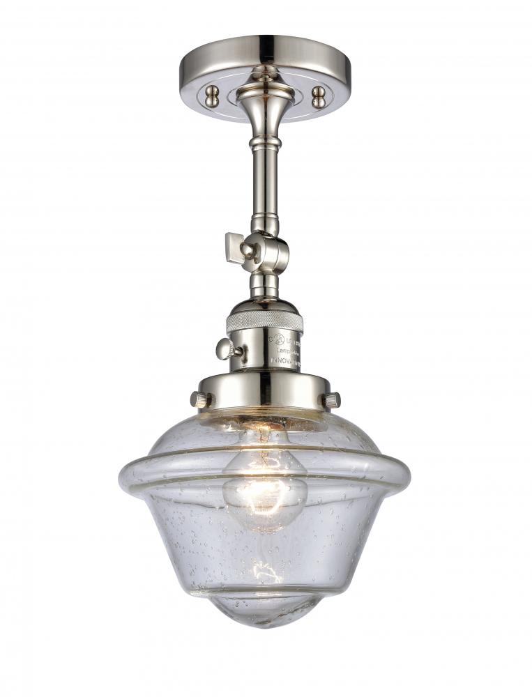 Small Oxford 1 Light Semi-Flush Mount