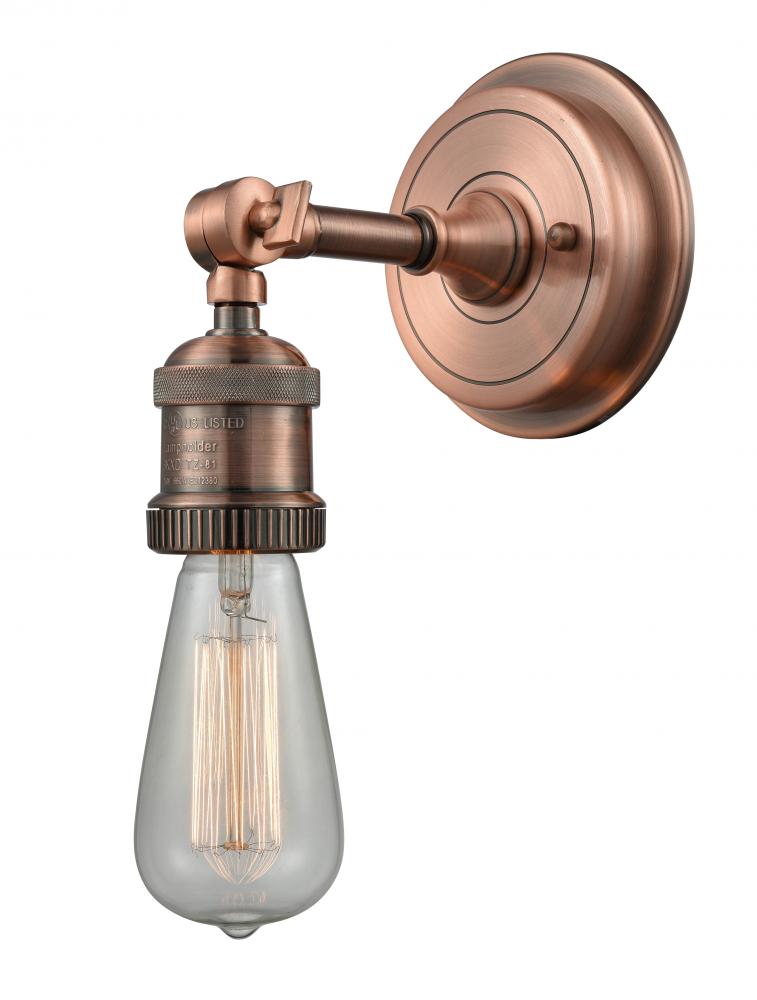 Bare Bulb 1 Light Sconce