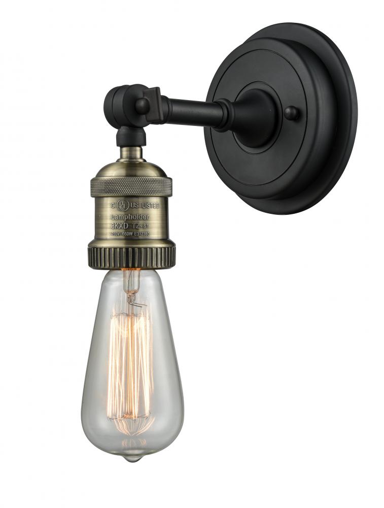 Bare Bulb 1 Light Sconce