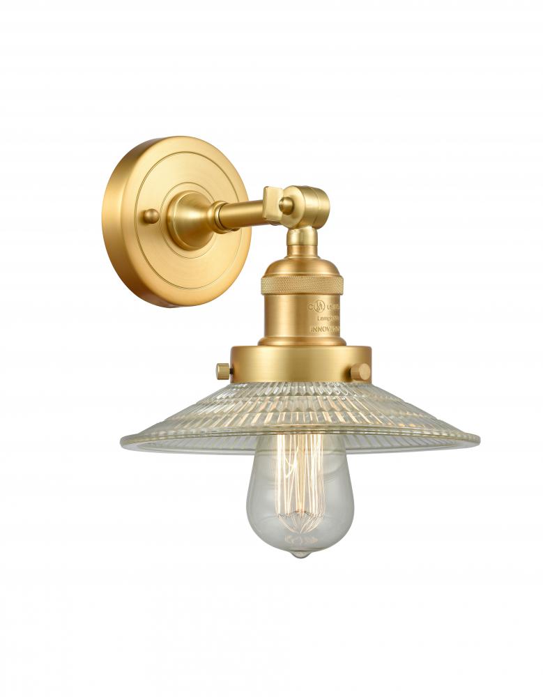 Halophane - 1 Light - 9 inch - Satin Gold - Adjustable Sconce