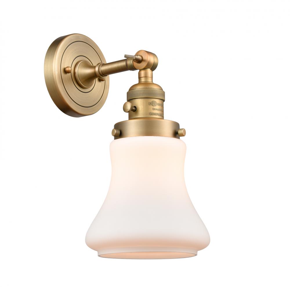 Bellmont - 1 Light - 7 inch - Brushed Brass - Adjustable Sconce
