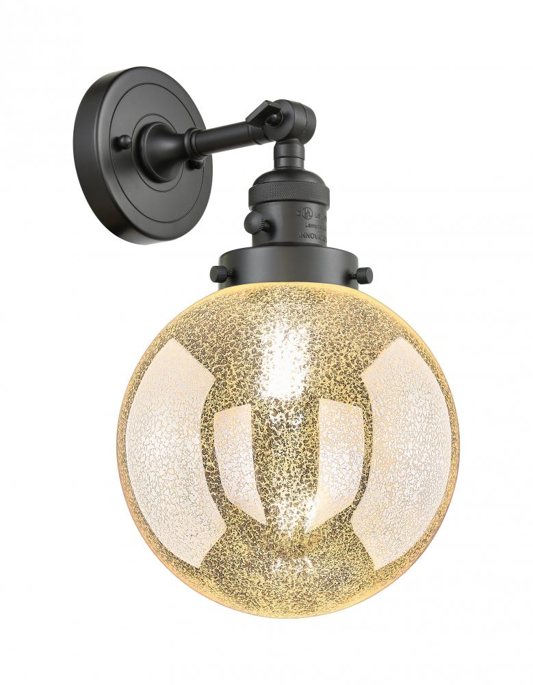 Beacon - 1 Light - 8 inch - Oil Rubbed Bronze - Adjustable Sconce