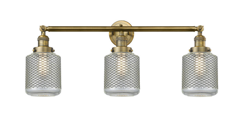 Stanton - 3 Light - 32 inch - Brushed Brass - Bath Vanity Light