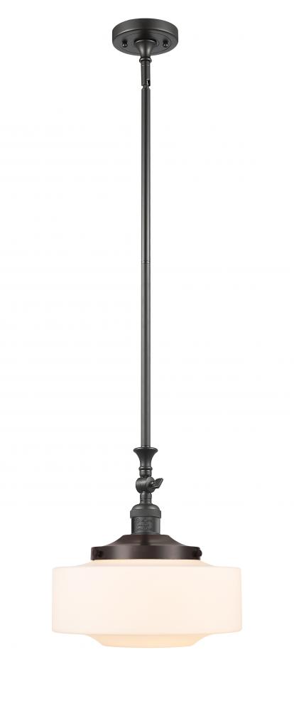 Bridgeton - 1 Light - 12 inch - Oil Rubbed Bronze - Stem Hung - Adjustable Mini Pendant