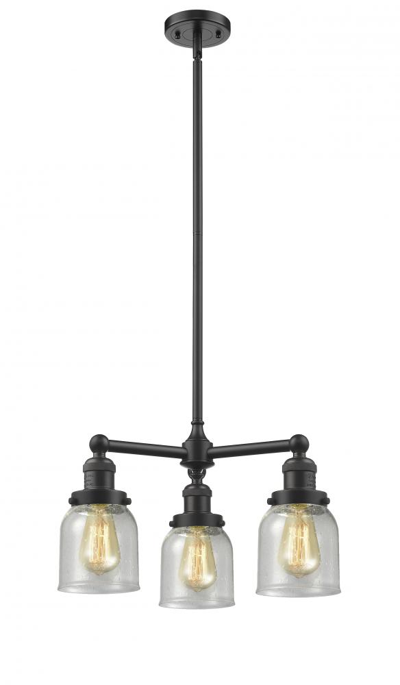 Bell - 3 Light - 19 inch - Oil Rubbed Bronze - Stem Hung - Chandelier