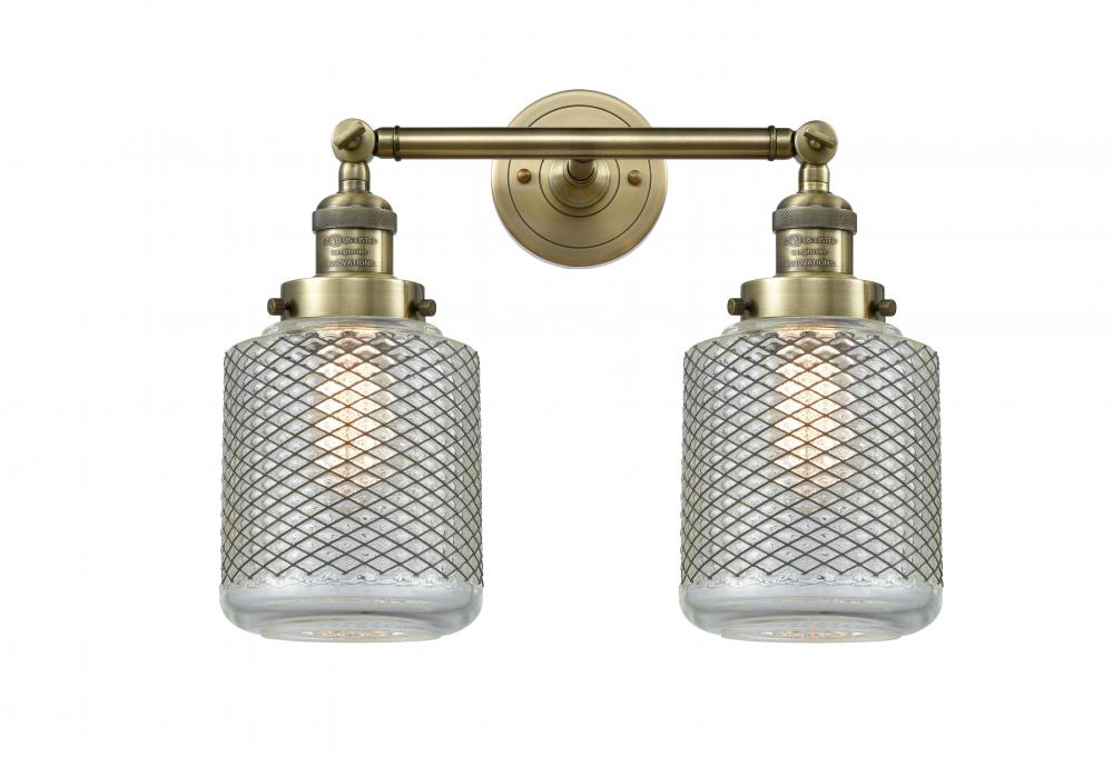 Stanton - 2 Light - 16 inch - Antique Brass - Adjustable Bath Vanity Light