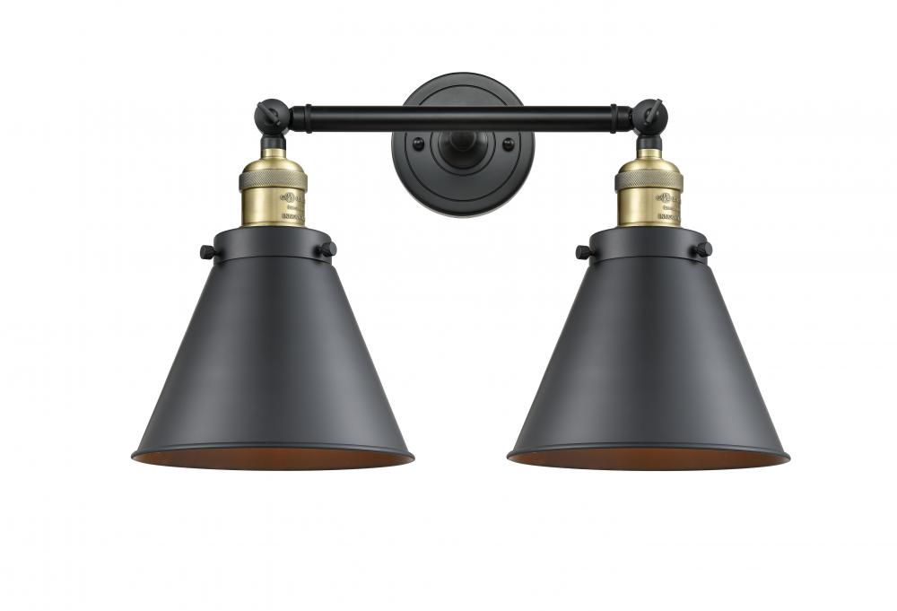 Appalachian - 2 Light - 18 inch - Black Antique Brass - Adjustable Bath Vanity Light