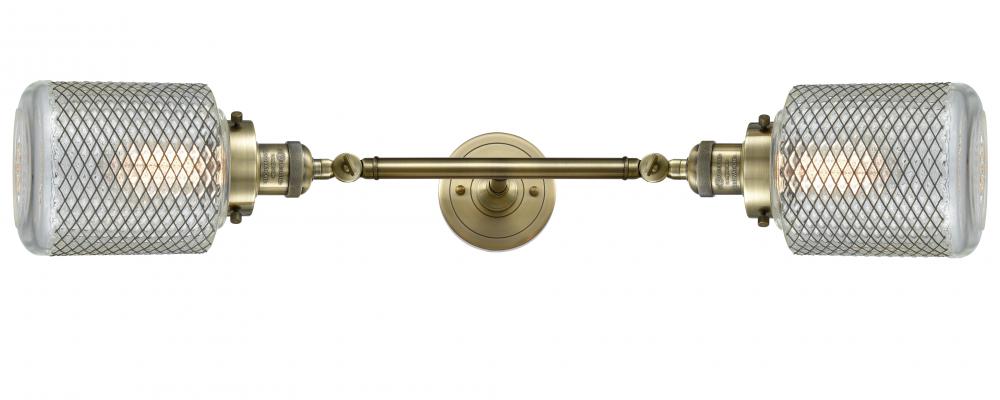 Stanton - 2 Light - 6 inch - Brushed Brass - Adjustable Bath Vanity Light