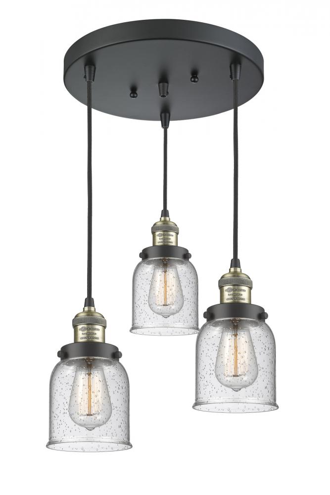 Small Bell 3 Light Multi-Pendant