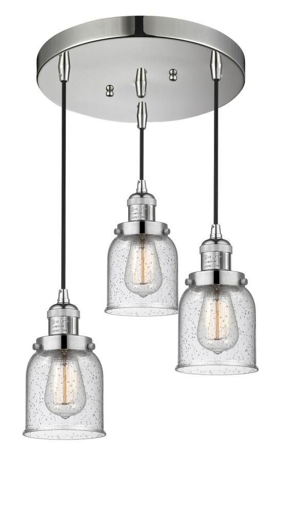 Small Bell 3 Light Multi-Pendant