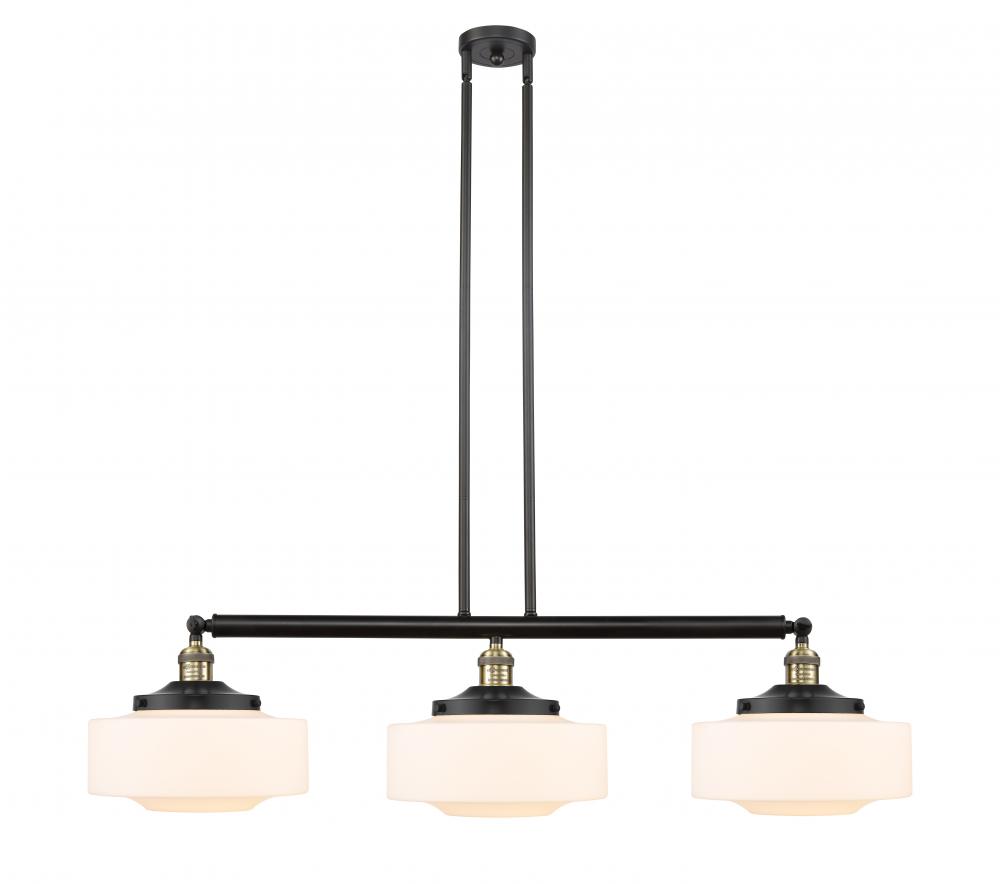 Bridgeton - 3 Light - 44 inch - Black Antique Brass - Stem Hung - Adjustable Island Light