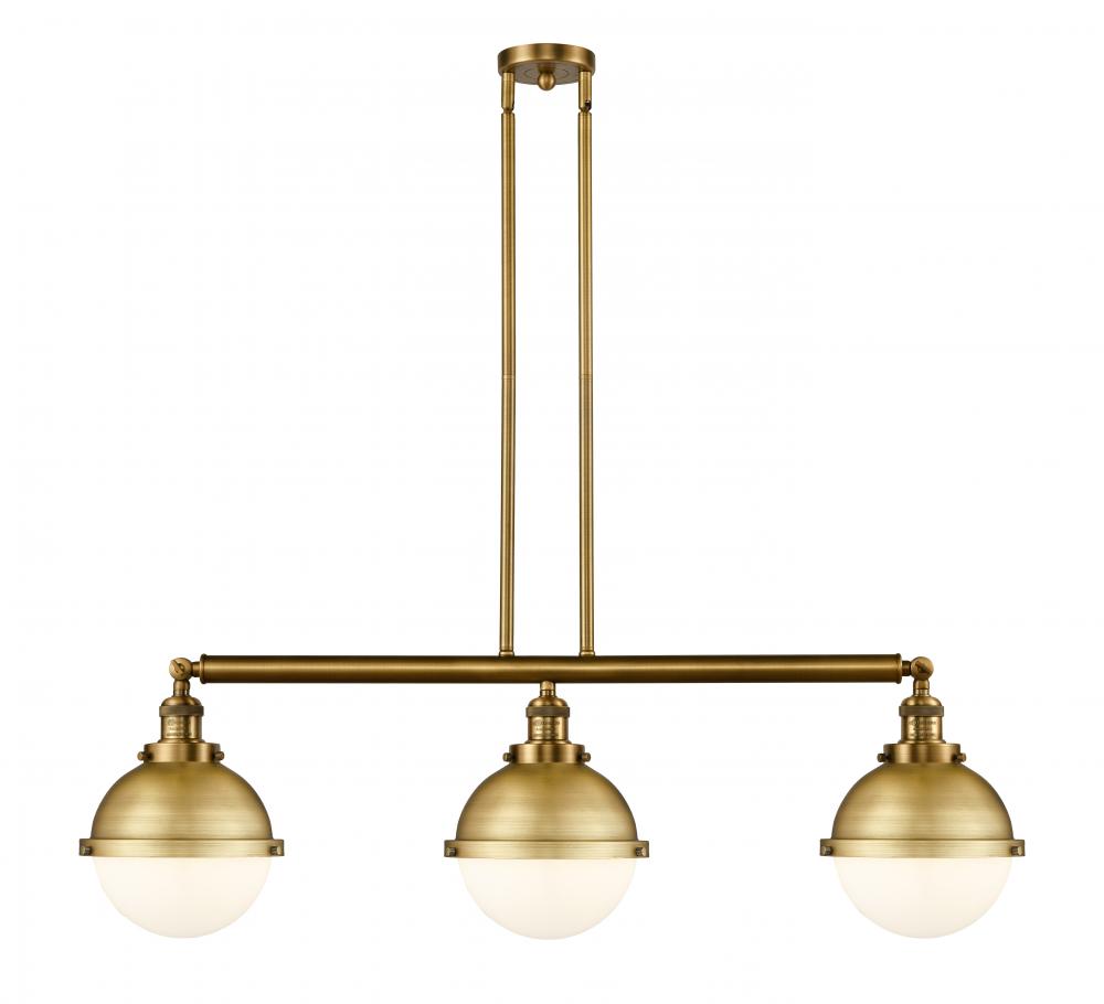 Hampden - 3 Light - 42 inch - Brushed Brass - Stem Hung - Adjustable Island Light