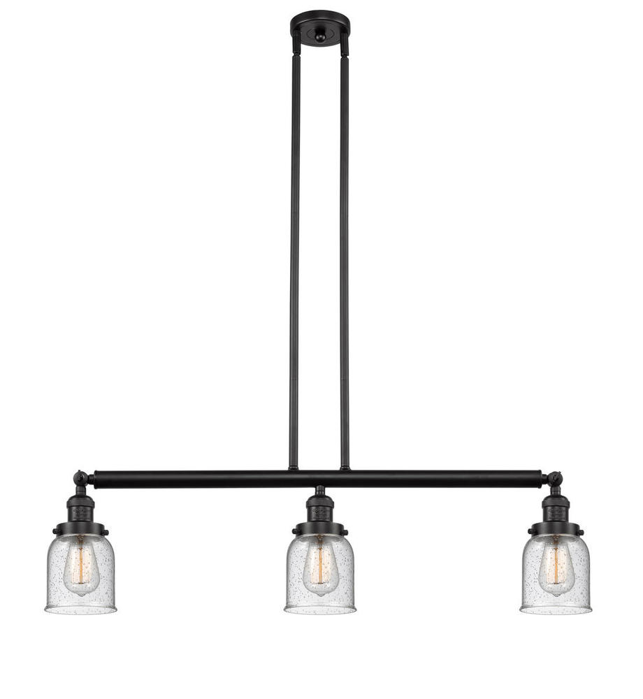 Bell - 3 Light - 38 inch - Oil Rubbed Bronze - Stem Hung - Adjustable Island Light