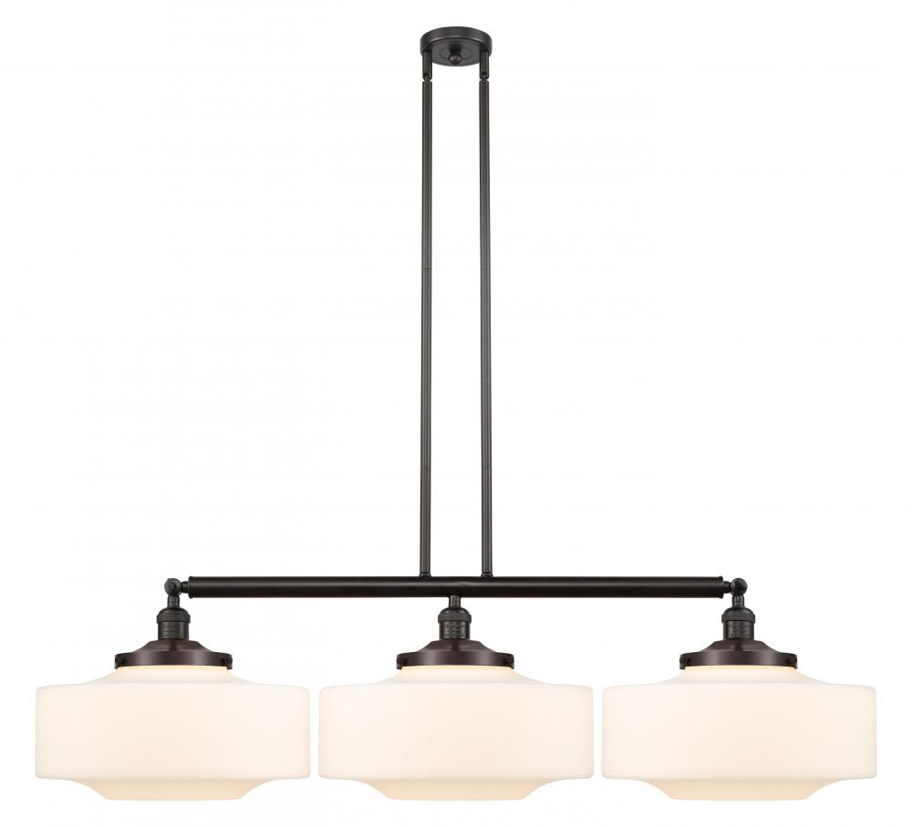 Bridgeton - 3 Light - 50 inch - Oil Rubbed Bronze - Stem Hung - Adjustable Island Light