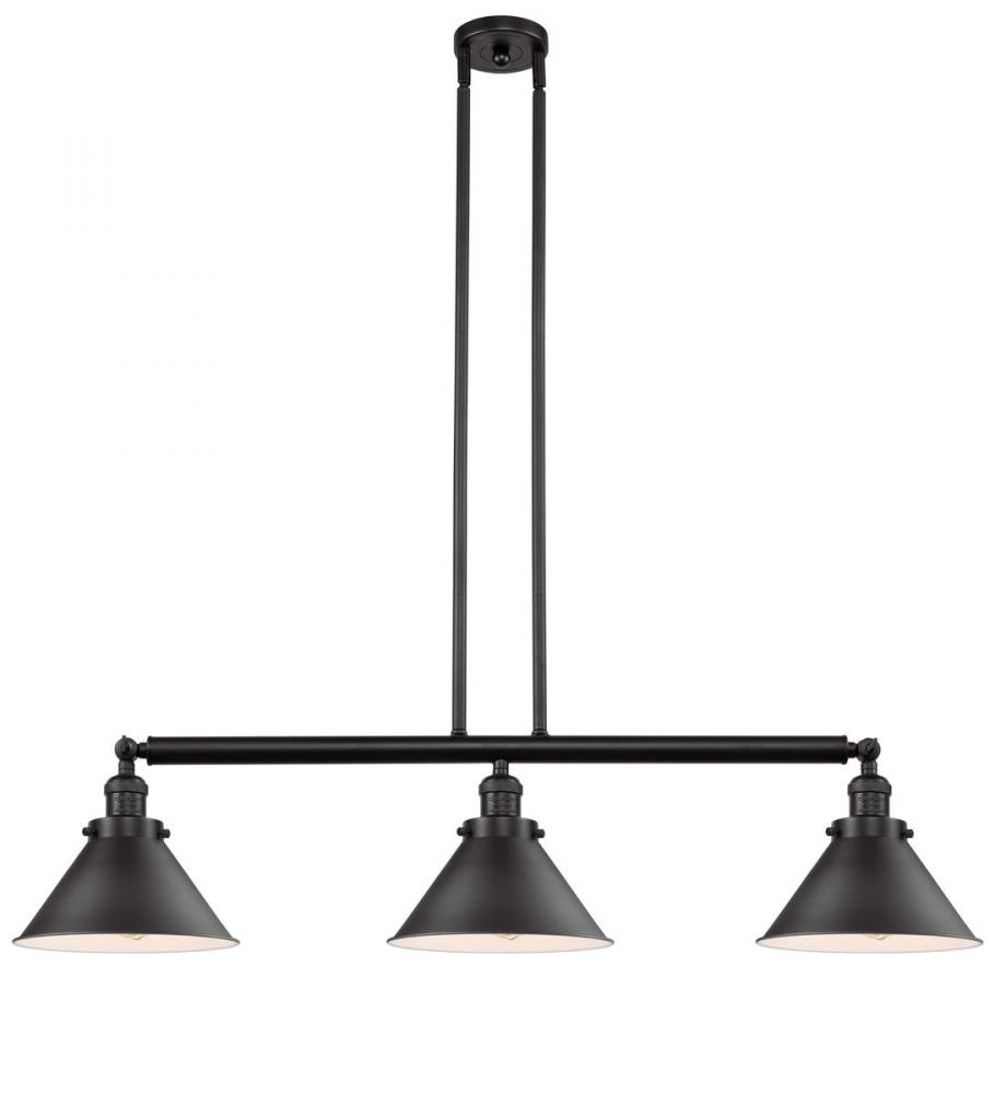 Briarcliff - 3 Light - 43 inch - Oil Rubbed Bronze - Stem Hung - Adjustable Island Light
