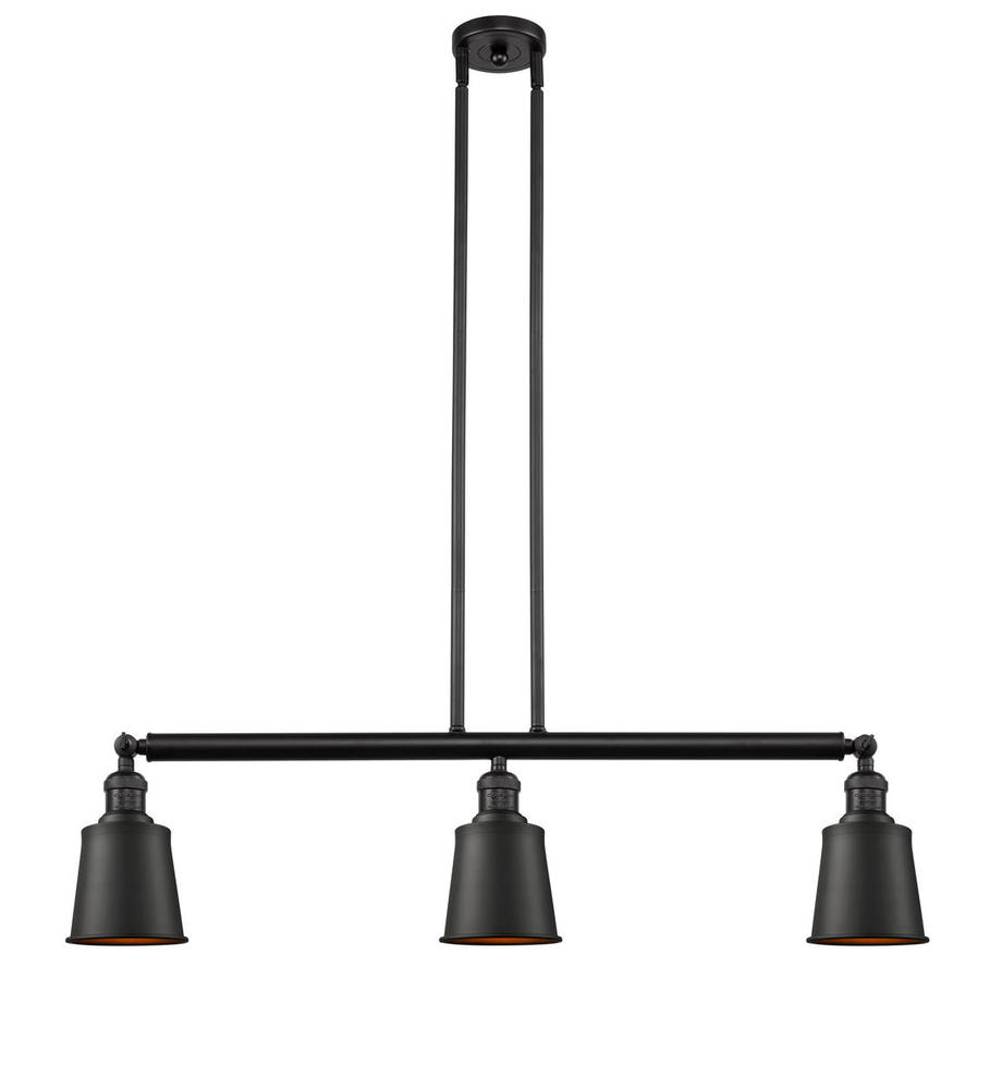 Addison - 3 Light - 38 inch - Oil Rubbed Bronze - Stem Hung - Adjustable Island Light