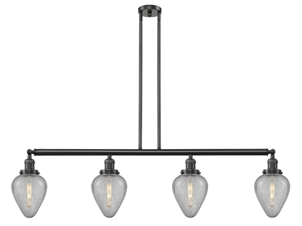 Geneseo - 4 Light - 52 inch - Oil Rubbed Bronze - Stem Hung - Island Light