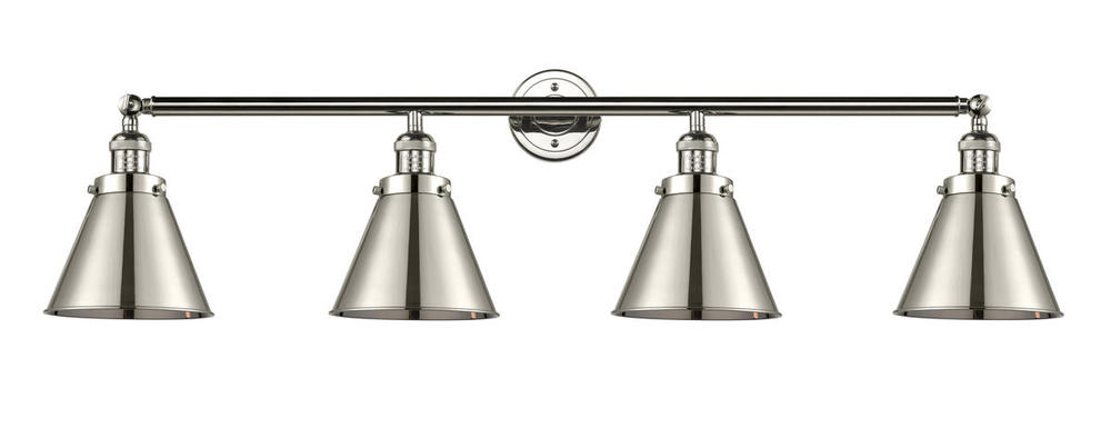 Appalachian - 4 Light - 44 inch - Polished Nickel - Adjustable Bath Vanity Light