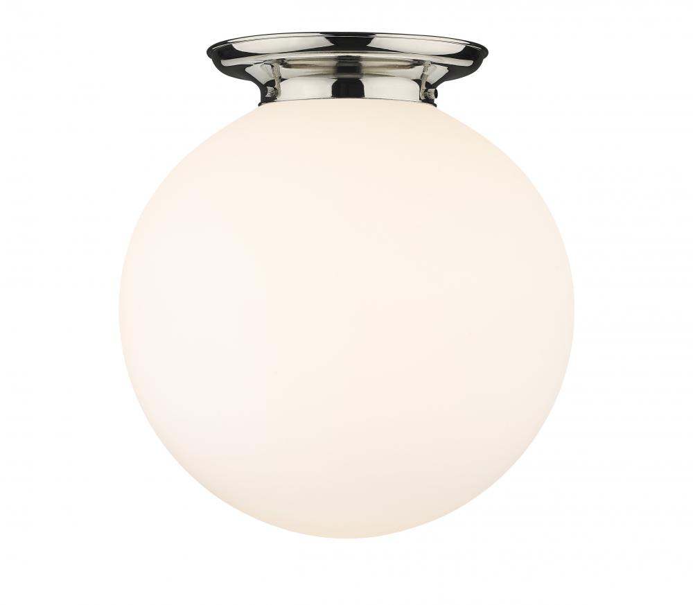 Beacon - 1 Light - 18 inch - Polished Nickel - Flush Mount