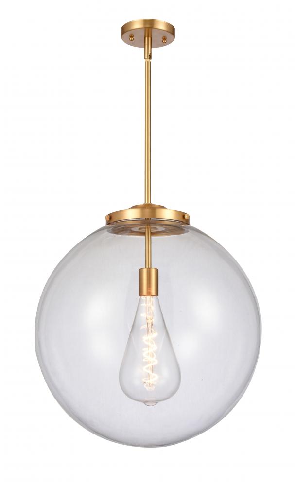 Beacon - 1 Light - 18 inch - Satin Gold - Stem Hung - Pendant