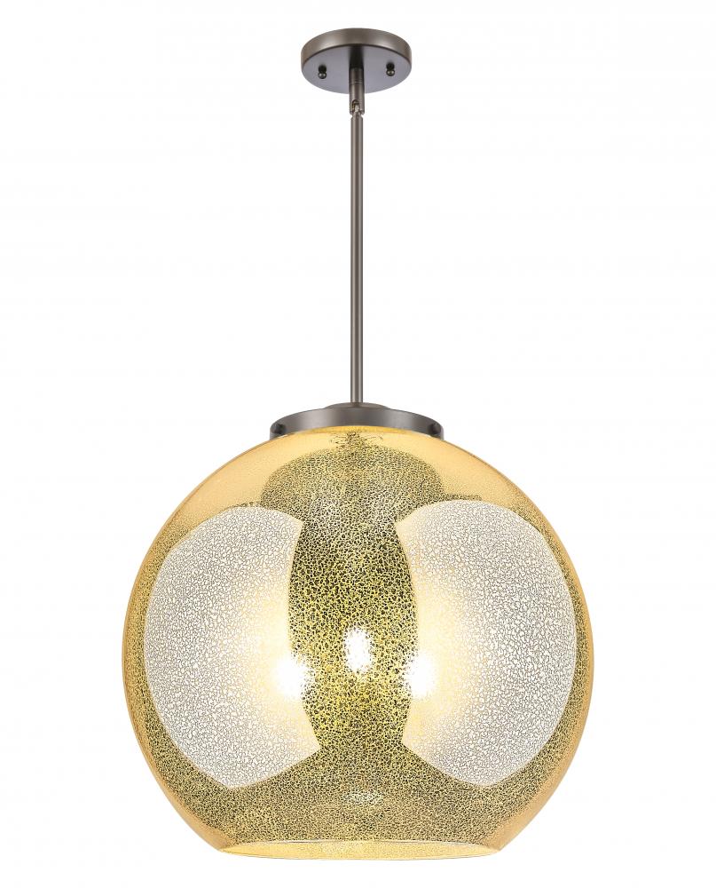 Athens - 3 Light - 18 inch - Oil Rubbed Bronze - Stem hung - Pendant