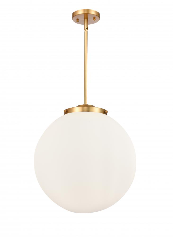 Beacon - 3 Light - 16 inch - Satin Gold - Stem hung - Pendant