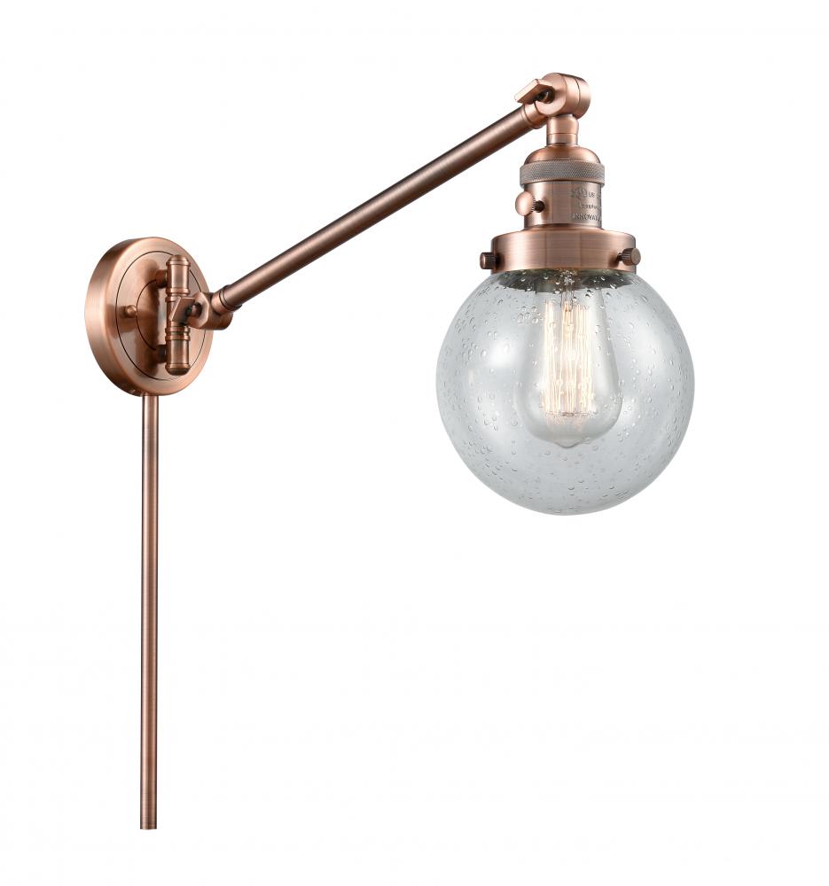 Beacon - 1 Light - 6 inch - Antique Copper -Adjustable Swing Arm