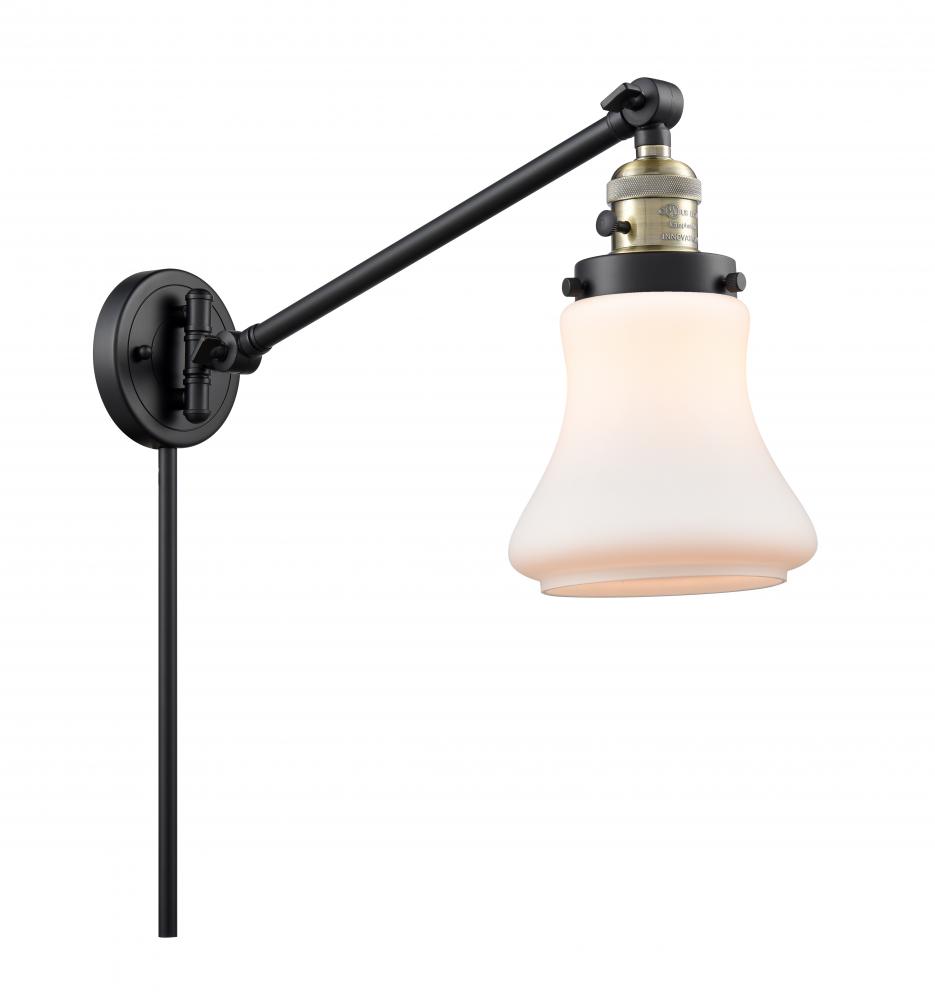 Bellmont - 1 Light - 8 inch - Black Antique Brass -Adjustable Swing Arm
