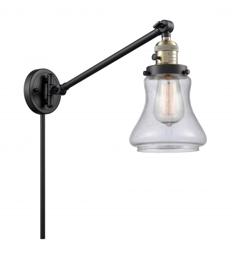 Bellmont - 1 Light - 8 inch - Black Antique Brass -Adjustable Swing Arm
