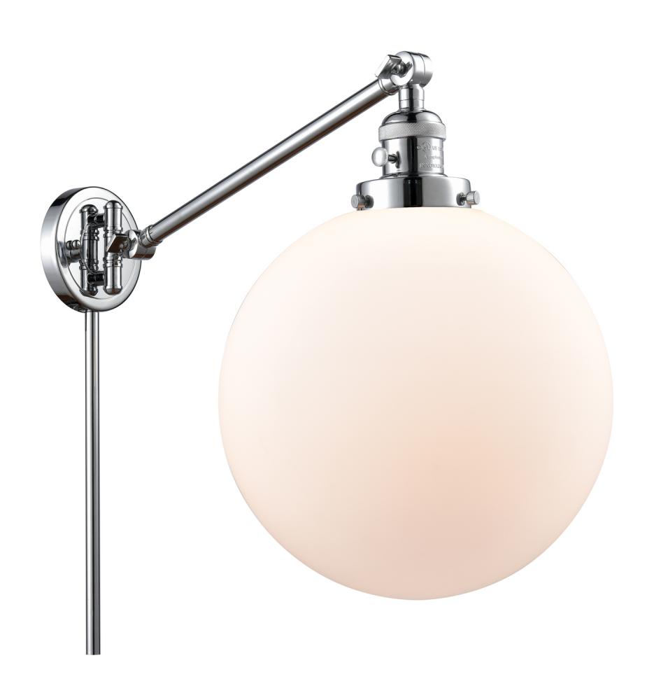 Beacon - 1 Light - 12 inch - Polished Chrome -Adjustable Swing Arm