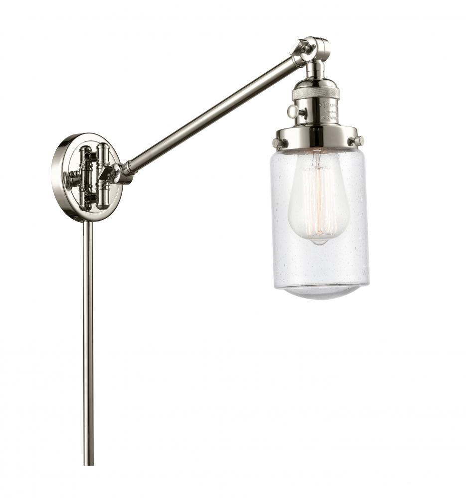 Dover - 1 Light - 5 inch - Polished Nickel -Adjustable Swing Arm