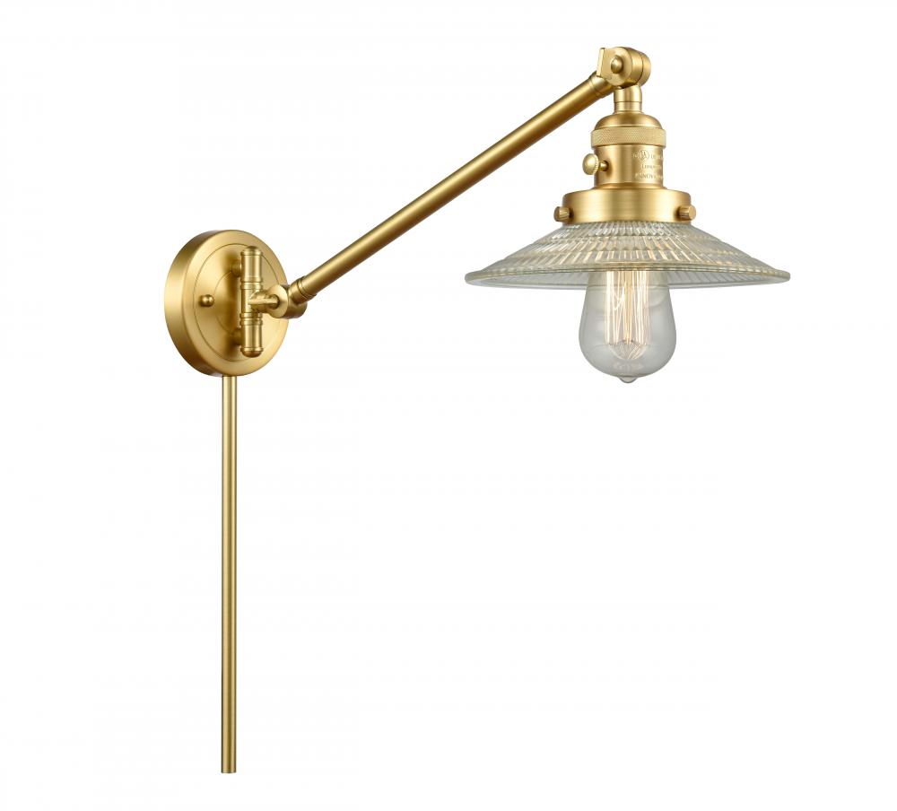 Halophane - 1 Light - 9 inch - Satin Gold -Adjustable Swing Arm