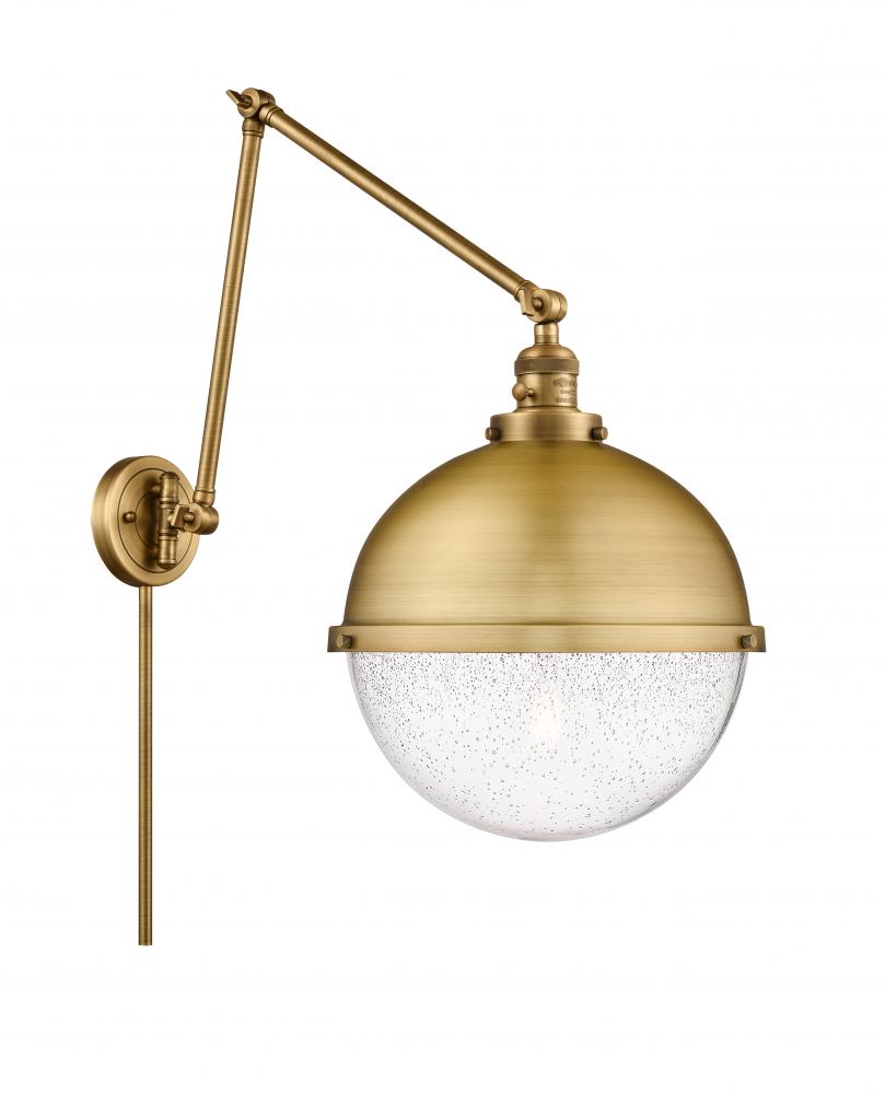 Hampden - 1 Light - 13 inch - Brushed Brass -Adjustable Swing Arm