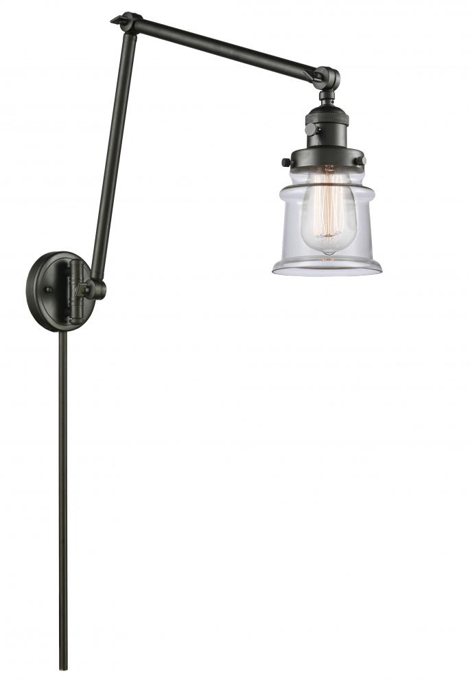 Canton - 1 Light - 8 inch - Oil Rubbed Bronze -Adjustable Swing Arm