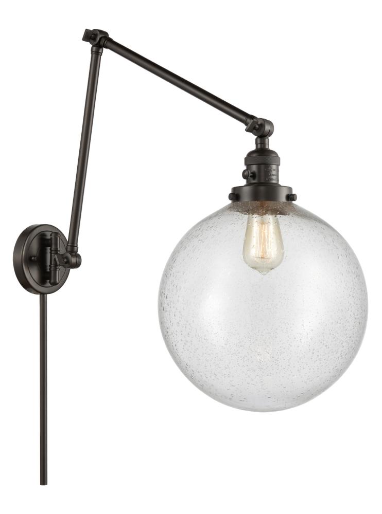 Beacon - 1 Light - 12 inch - Oil Rubbed Bronze -Adjustable Swing Arm
